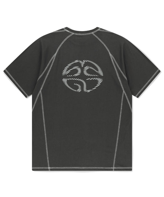 Mahagrid Curved Stitch Tee