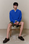 General Idea UNISEX Crochet Hooded Knit