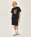 Marithé François Girbaud Kids Marine Bear Regenerated Tee