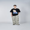 ADLV Baby Face Yellow Beanie Boy Short Sleeve T-Shirt