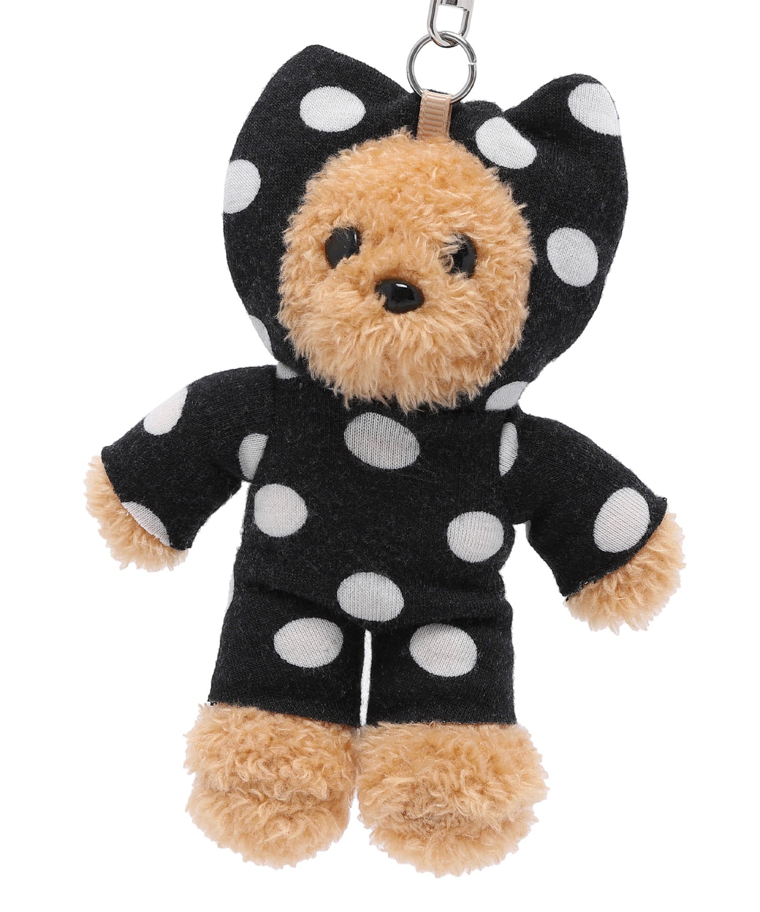 Nice Ghost Club Devil Bear Doll Key Ring [Black]