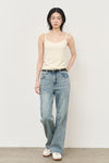 General Idea WOMAN Eyelet U-Neck Sleeveless