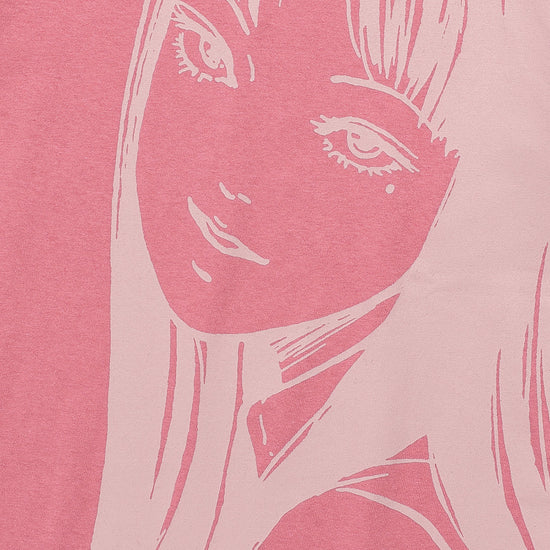 Nice Ghost Club Junji Ito Maniac Tomie Silhouette Mini Tee [Pink]