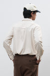 General Idea Unisex Slim Fit Corduroy Open Collar Shirt