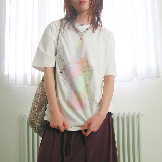 Nice Ghost Club Rainbow Finger Tee
