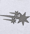 Nice Ghost Club 3star applique 3/4 sleeve tee[light grey]