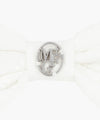 Marithé François Girbaud CIRCLE LOGO RIBBON HAIR PIN