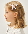 Marithé François Girbaud Kids W Ribbon Hair Pin 2-Pack Light Pink