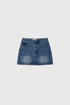 General Idea WOMAN Washed Denim Mini Skirt