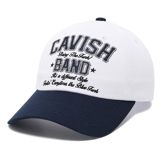 Cavish Arch Script Ball Cap White