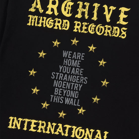 Mahagrid [Shipping Begin 5/15] STAR ARCHIVE Long Sleeve Tee [Black]