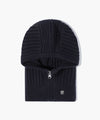 Marithé François Girbaud Circle Logo Zip Up Balaclava
