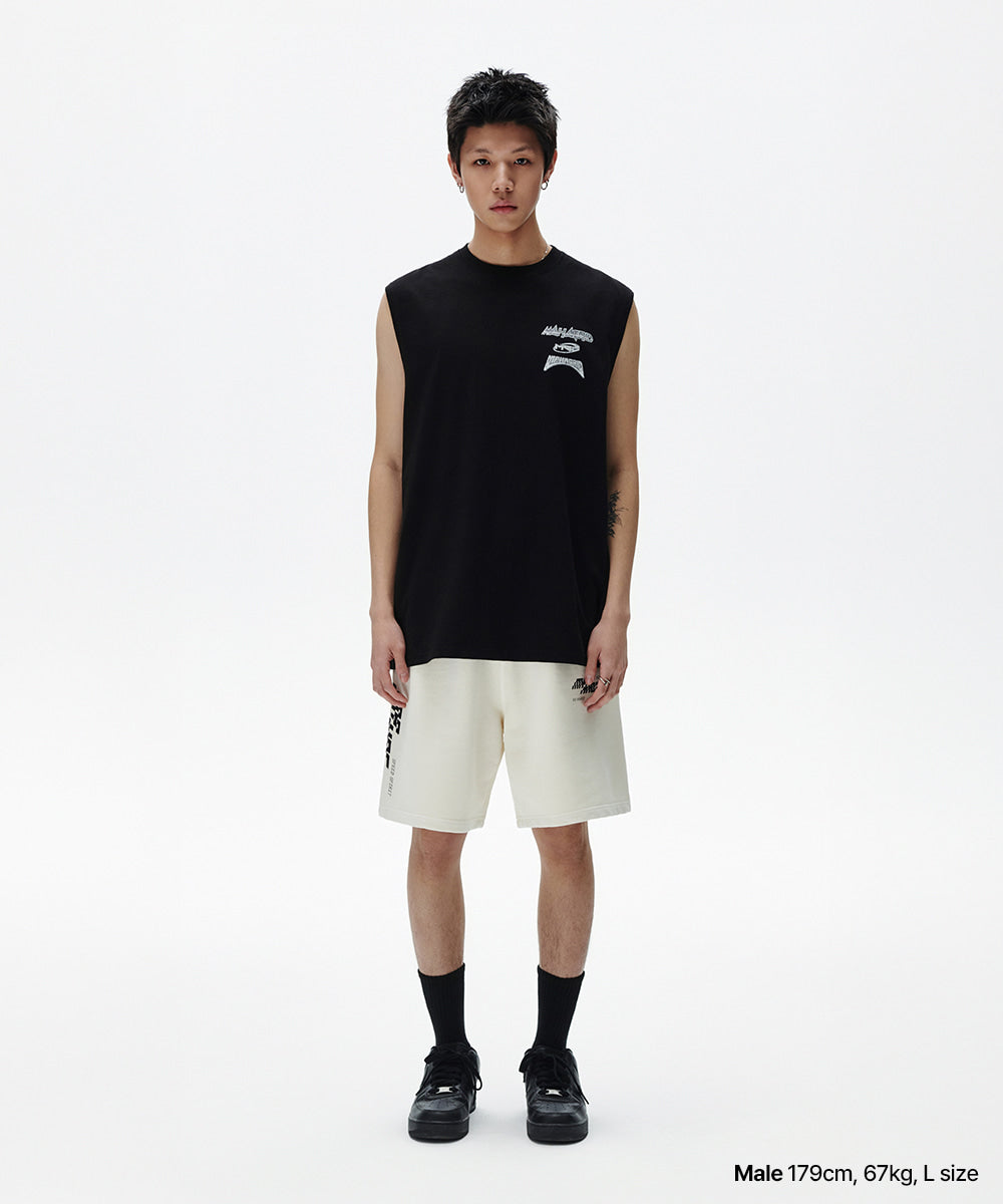 Mahagrid Multi Logo Sleevless Black