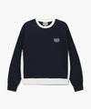 Marithé François Girbaud Classic Logo Side Color Block Sweatshirt Heather Gray