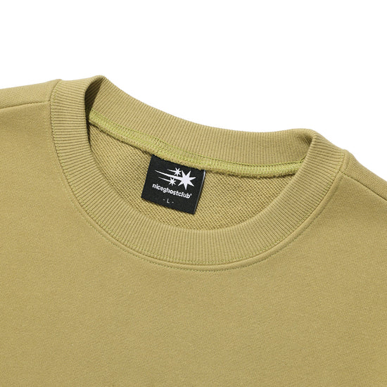 Nice Ghost Club 3Star Logo Sweatshirt [Green]