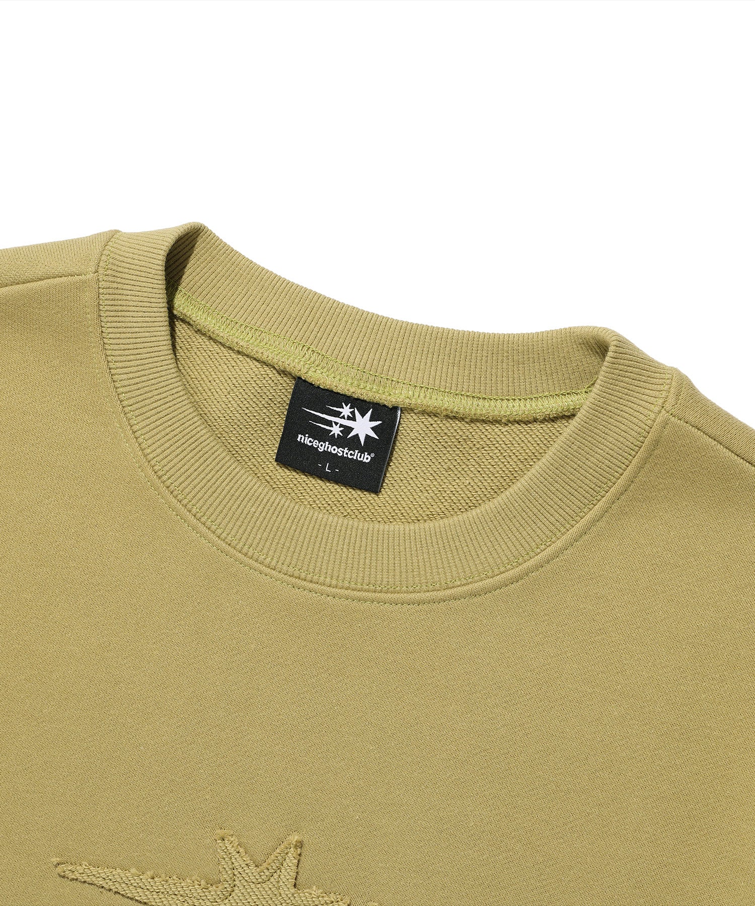 Nice Ghost Club 3Star Logo Sweatshirt [Green]