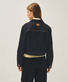 Marithé François Girbaud W CROP DENIM BLOUSON JACKET