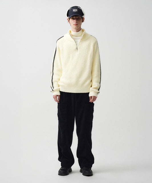 Marithé François Girbaud MOUVEMENT FLEECE WIDE PANTS