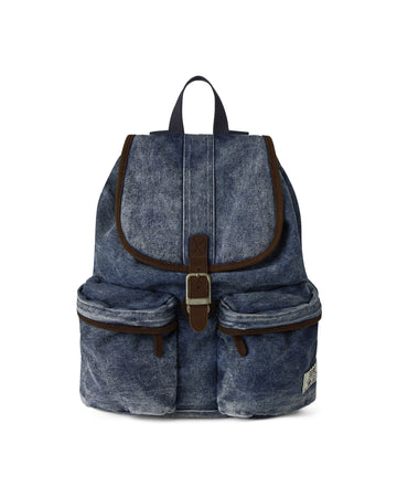 AEAE Out Pocket Denim Backpack