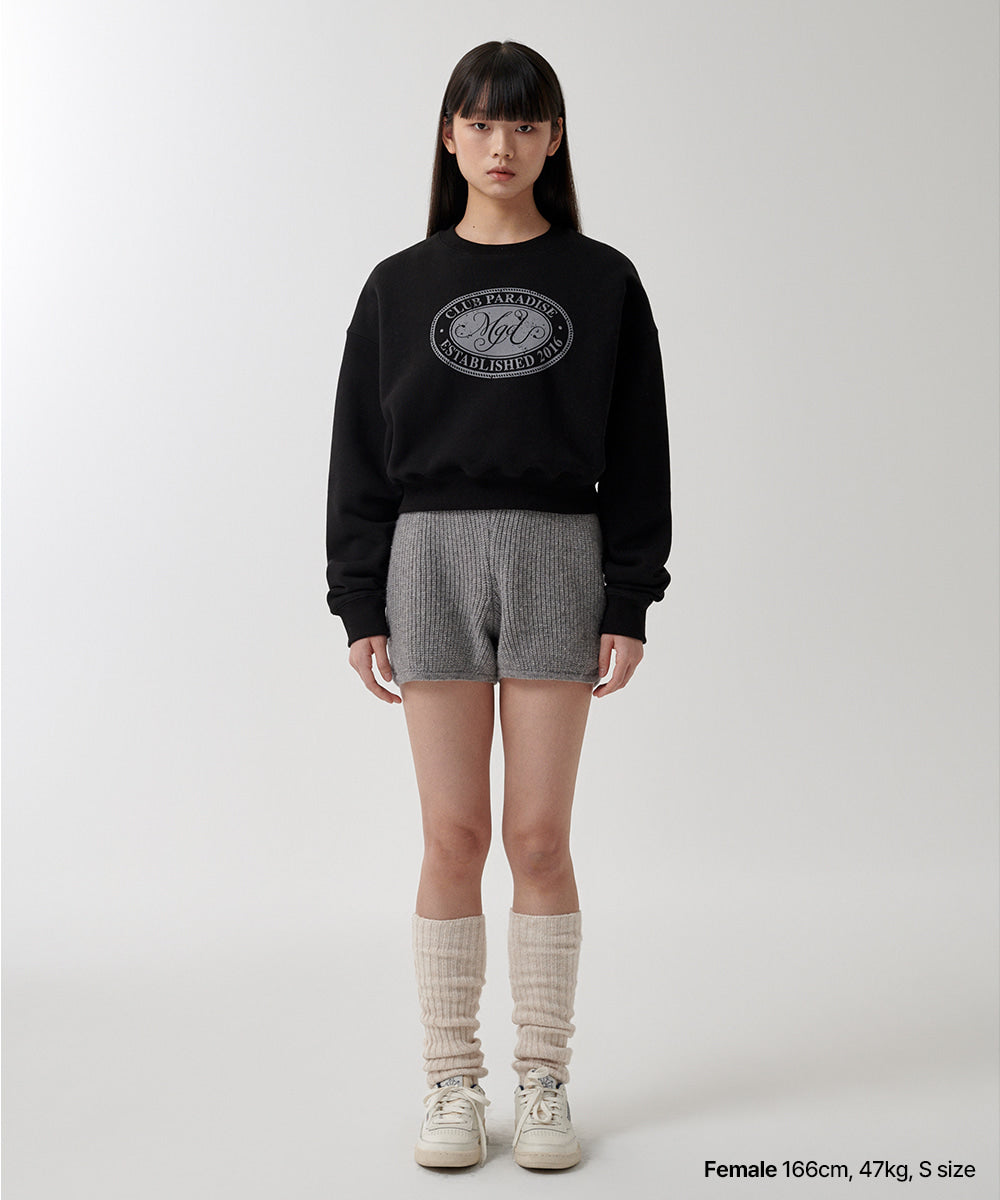 Mahagrid Club Paradise Crop Sweatshirt
