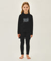 Marithé François Girbaud Kids Zip Up Rashguard & Shorts Set-Up Navy