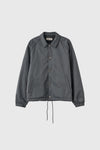 General Idea Unisex Fleece-Lined Coach Jacket [Charcoal]