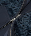 Nice Ghost Club Fur Yeti Hoodie Zip Up [Navy]