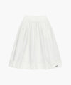 Marithé François Girbaud Women's Cotton Waist Wrinkle Skirt
