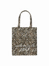 ADLV Leopard Print Basic Logo Eco Bag