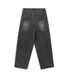 Nice Ghost Club Doodle Graphic Wide Jeans