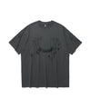 Nice Ghost Club Heavenly Bear Angel Big Big Tee [Charcoal]