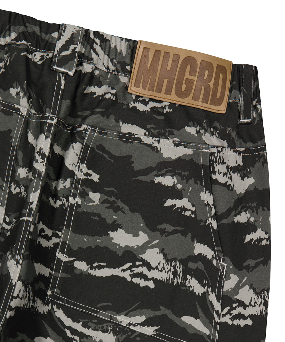 Mahagrid Tiger Camo Wide Pants [Khaki]