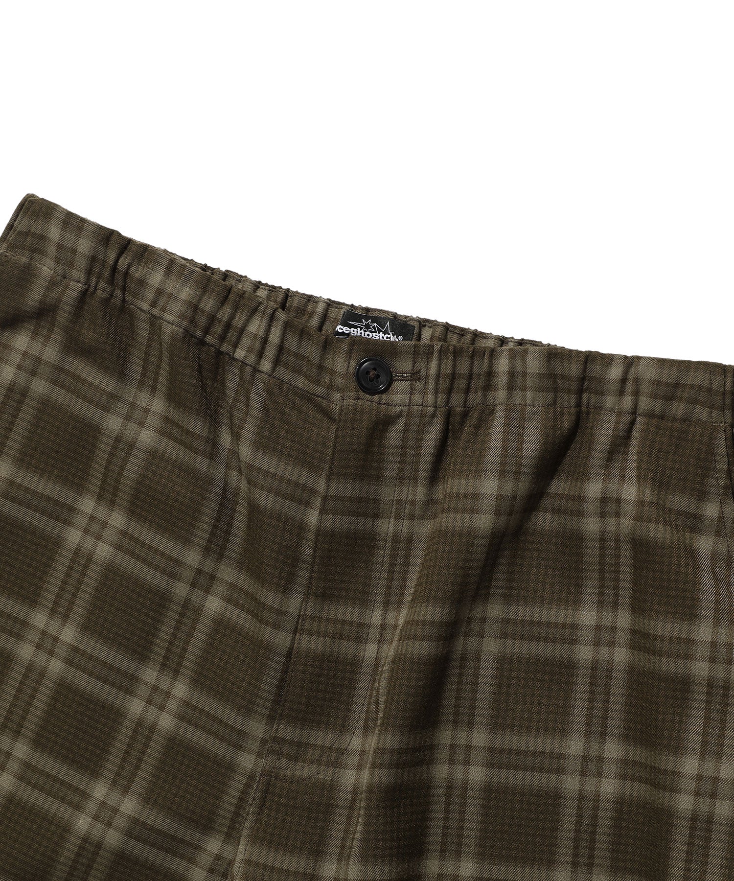 Nice Ghost Club Check Parachute Cargo Pants