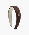 Marithé François Girbaud Circle Logo Satin Hair Band