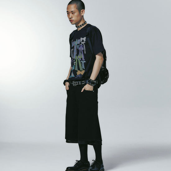 Nice Ghost Club Ribbon Party Tee [Black]