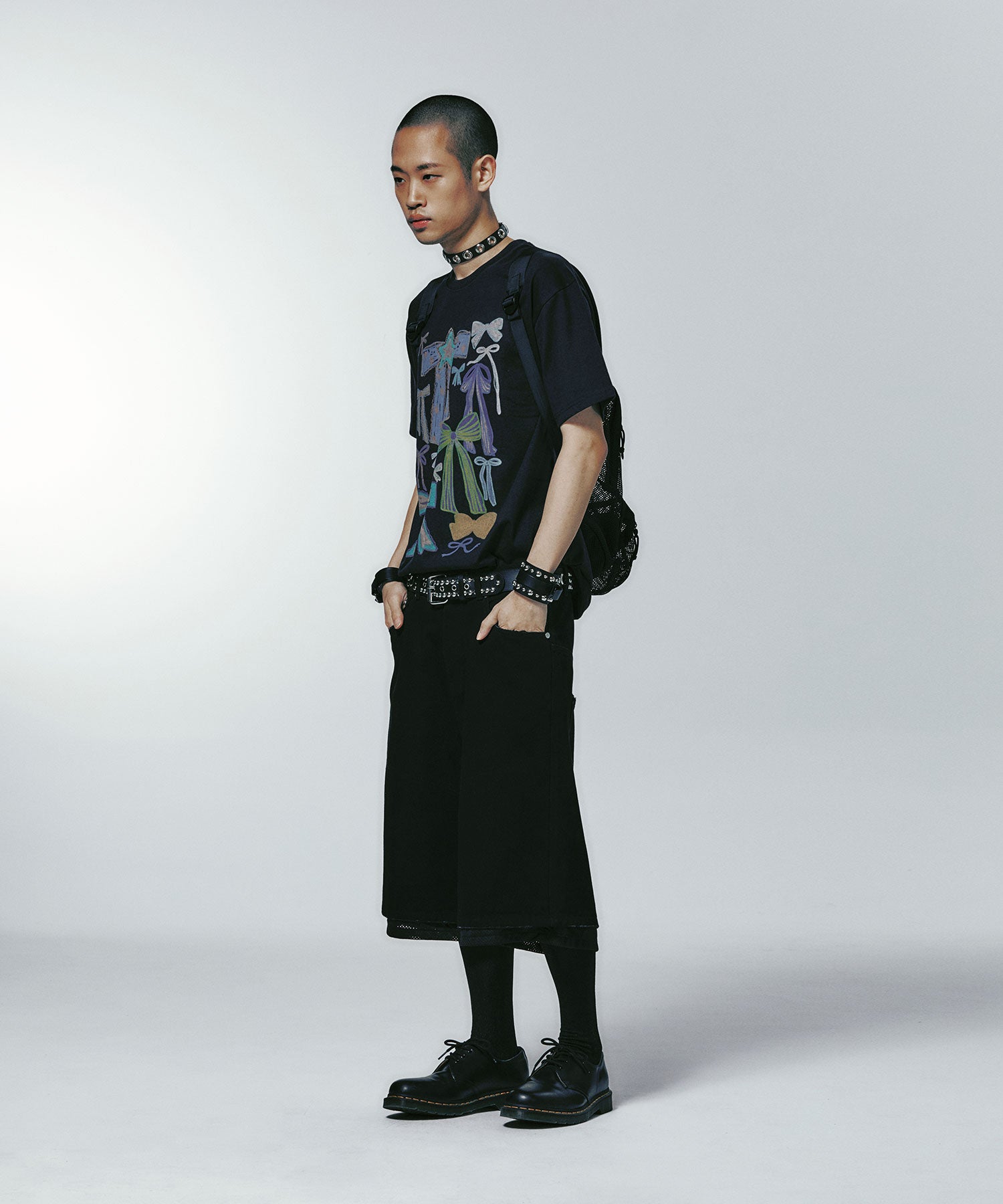 Nice Ghost Club Ribbon Party Tee [Black]