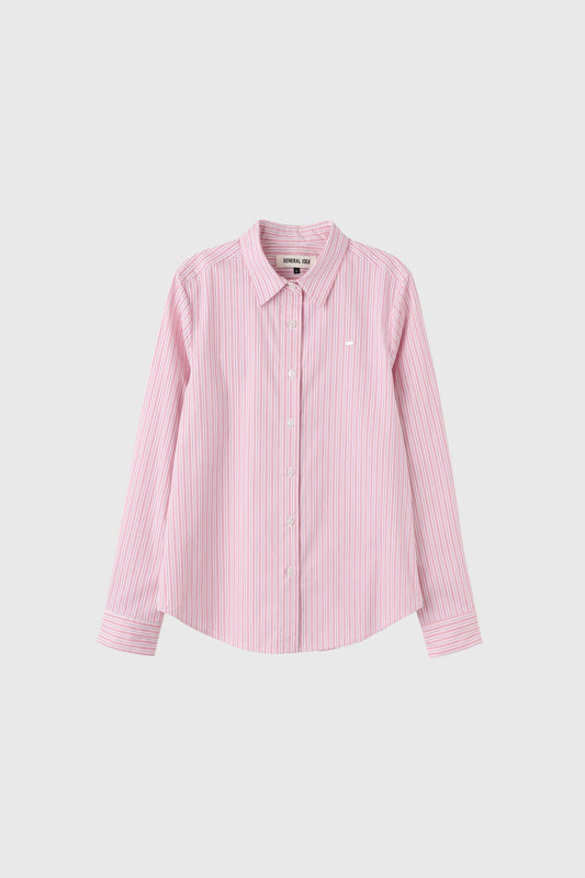 General Idea WOMAN Classic Stripe Rivet Shirt