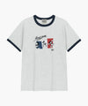 Marithé François Girbaud [MARITHE_DISNEY] MICKEY_FRENCH RINGER TEE light heather gray