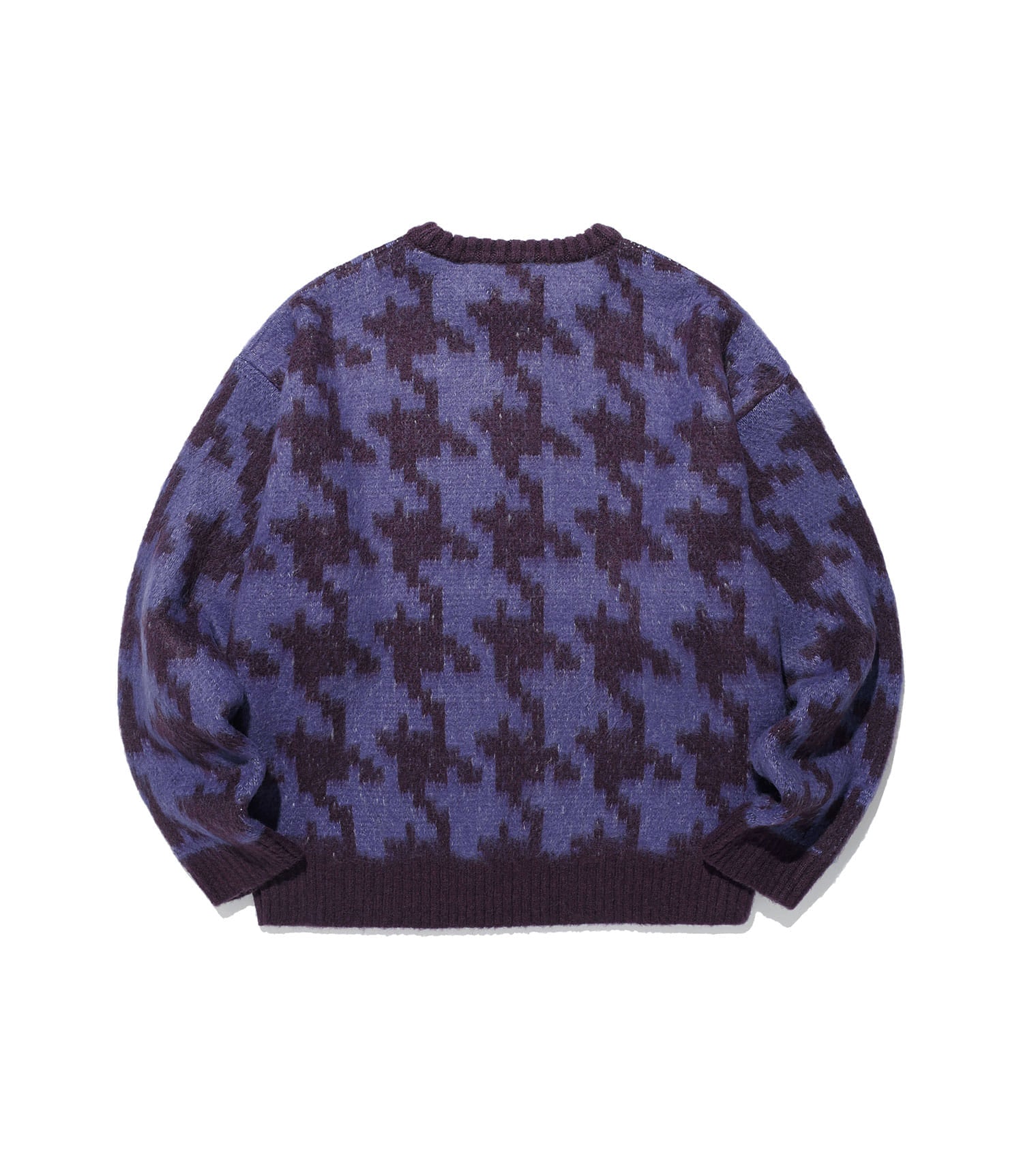 Nice Ghost Club Houndstooth Devil Rose Knit