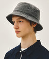 Marithé François Girbaud CLASSIC LOGO FLOWER BUCKET HAT washed black