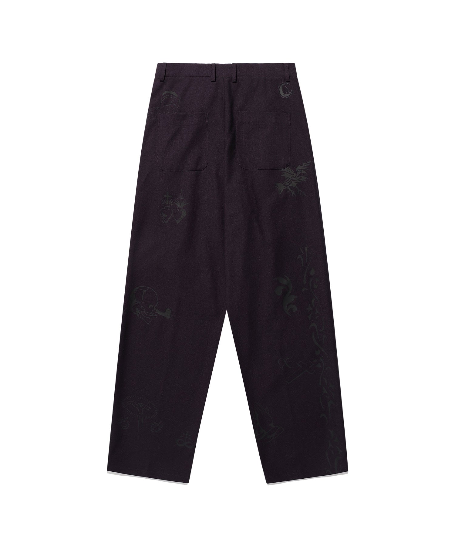 Nice Ghost Club Tattoo Tailored Pants