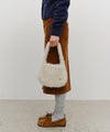 Marithé François Girbaud CIRCLE LOGO MINI KNIT BAG