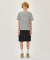 Marithé François Girbaud CLASSIC LOGO CARGO SWEAT SHORTS black
