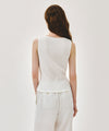 Marithé François Girbaud W LACE DETAIL SLEEVELESS