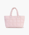 Marithé François Girbaud Classic Logo Padding Tote Bag Baby Pink