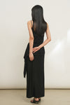 General Idea [Lupita Pick] WOMAN Easy Banding Maxi Skirt [BLACK]