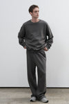 General Idea UNISEX Cotton Logo Wide Banding Pants