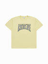 ADLV Varsity Logo Embossing Printing Short Sleeve T-Shirt