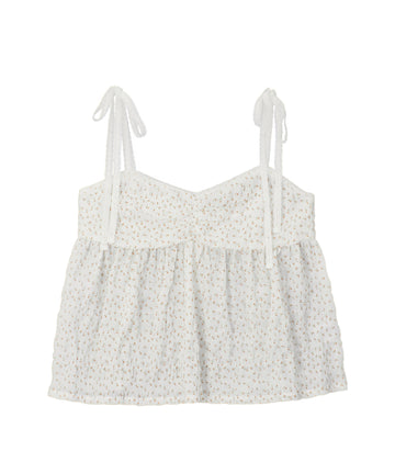 Bitter Cells Blooming Sleeveless Blouse - Flower