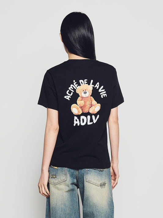 ADLV Woman Teddy Bear Short Sleeve T-Shirt